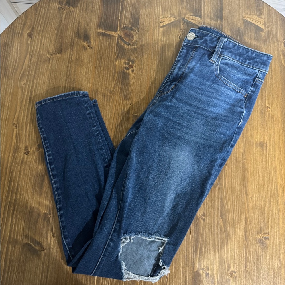 American Eagle Outfitters Dark Blue Skinny Jeans